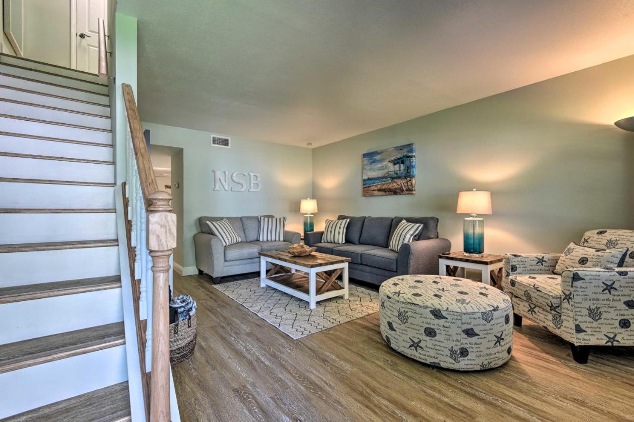 Apartment Beachside Getaway With Private Fenced Yard & Fire Pit Steps From Flagler Avenue! New Smyrna Beach