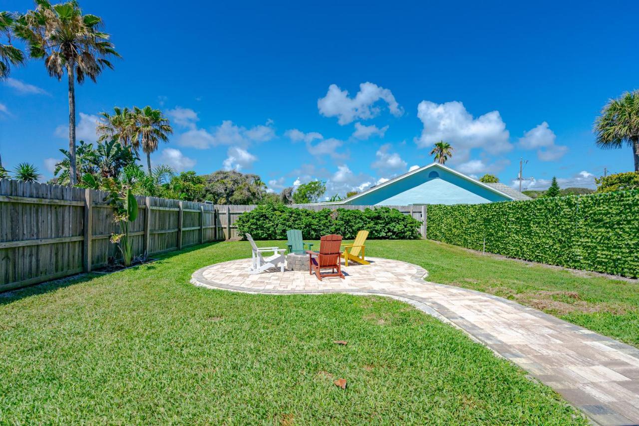 Dog Friendly Wprivate Fenced Yard, Garage & Fire Pit Steps To The Beach! New Smyrna Beach