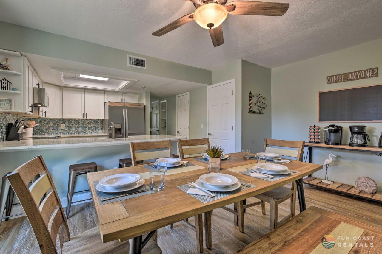 Beachside Getaway With Private Fenced Yard & Fire Pit Steps From Flagler Avenue! * New Smyrna Beach