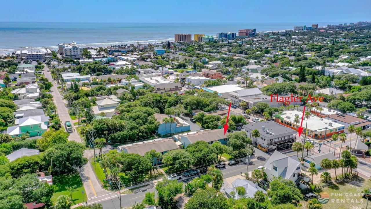 Apartment Beachside Getaway With Private Fenced Yard & Fire Pit Steps From Flagler Avenue! *