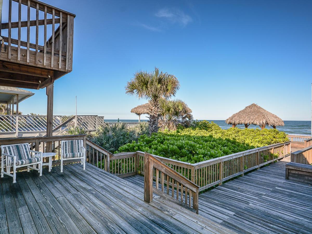 Large Beachfront Deck On Car Free - 5747 S. Atlantic New Smyrna Beach