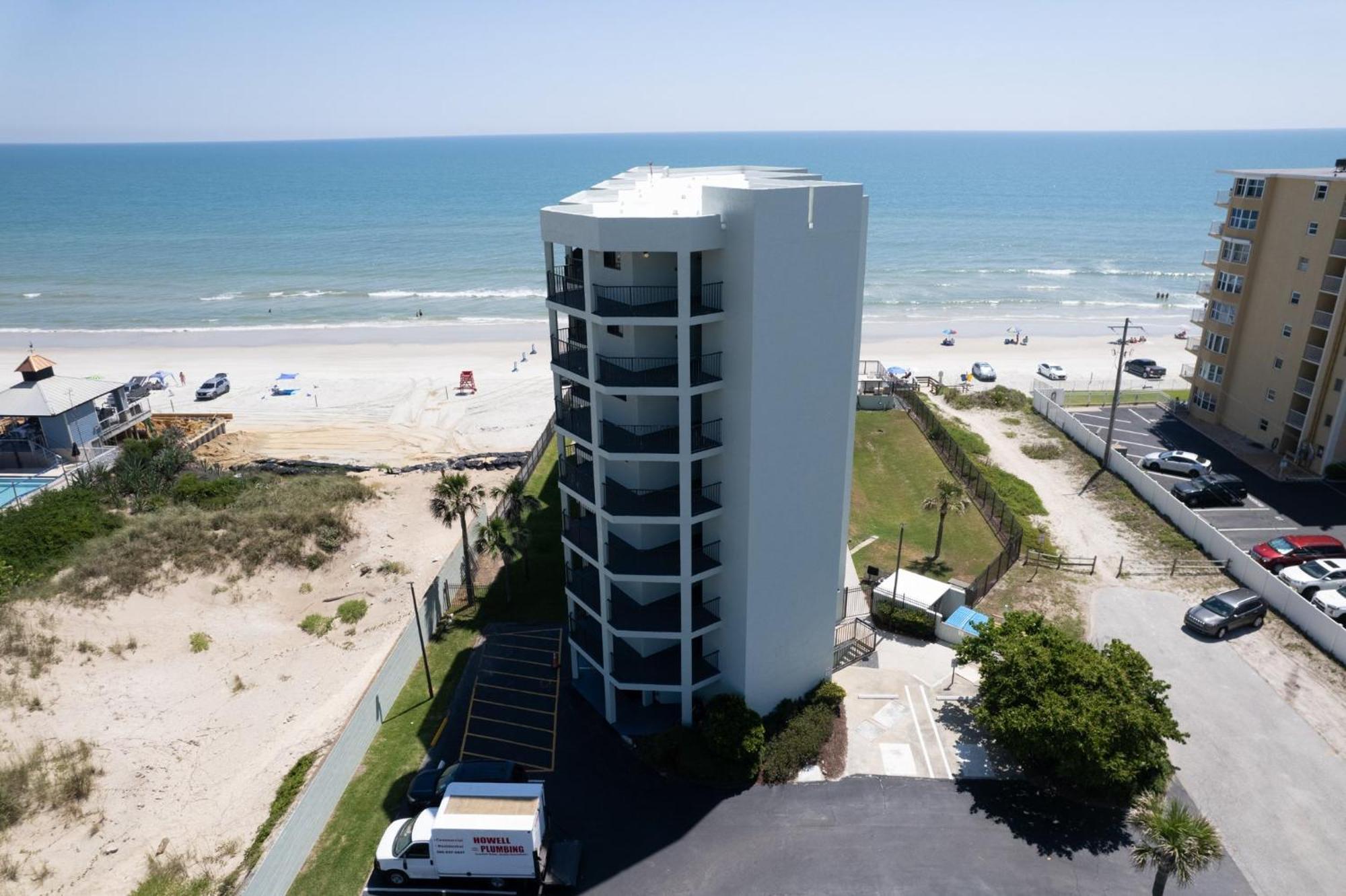 Apartment Ocean View With A Beachfront Pool At Ocean Trillium ~ 102 New Smyrna Beach