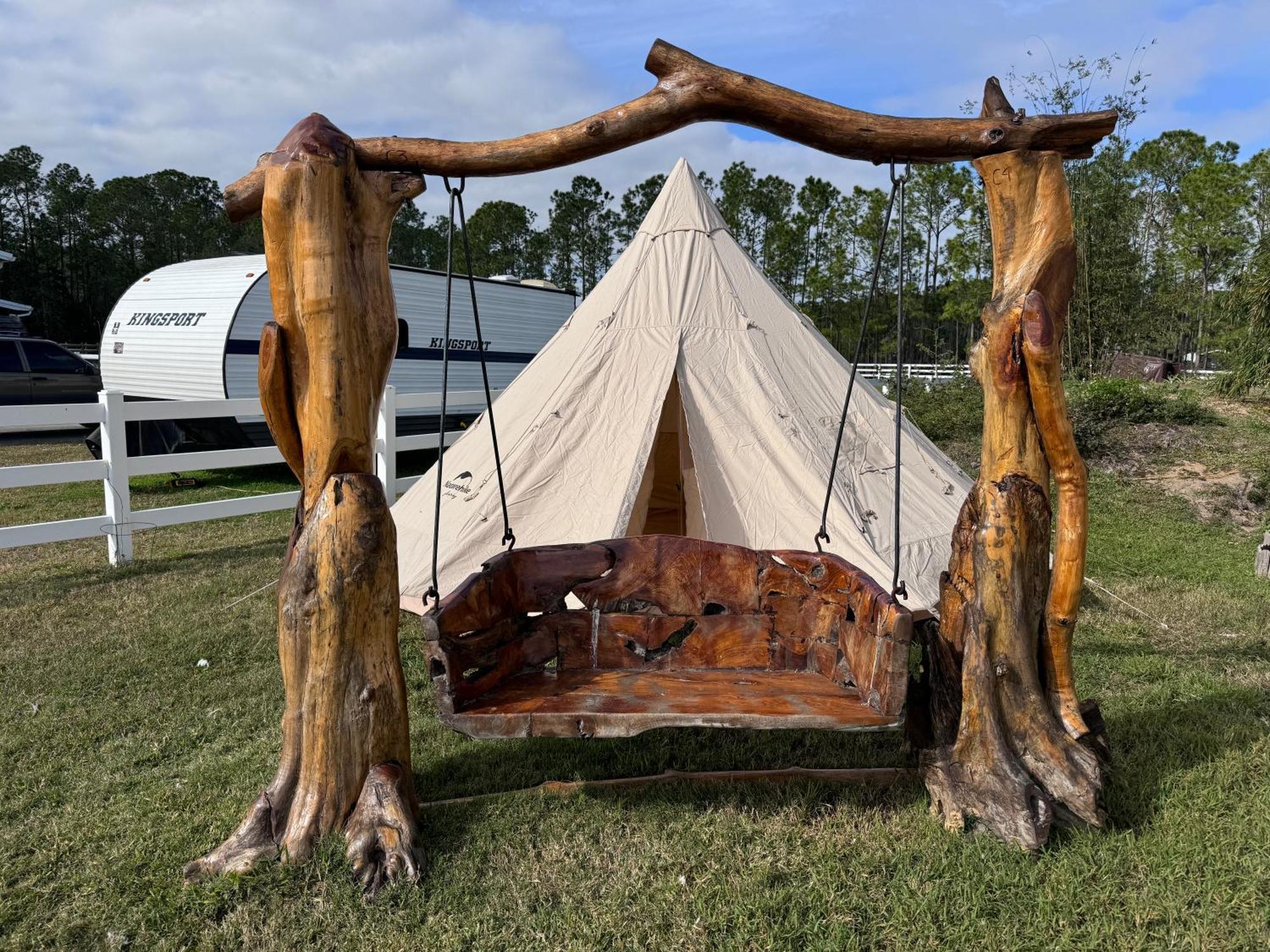Angels Animal Sanctuary Luxury tent *