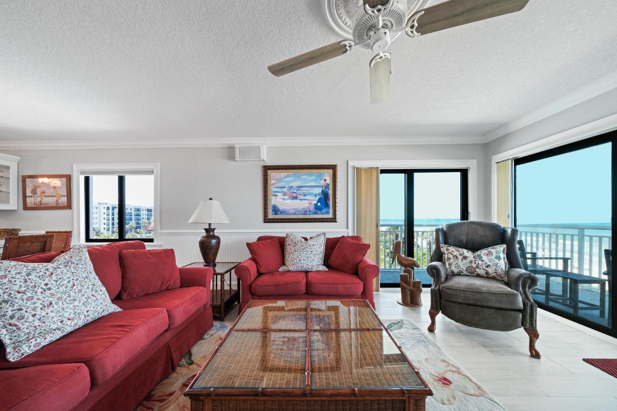 Oceanfront Corner Views With Wrap Around Balcony And Complex Pool Holiday home New Smyrna Beach