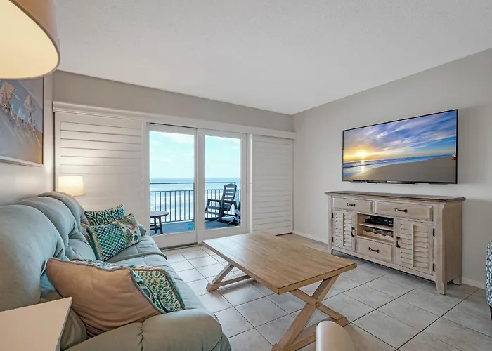 Direct Oceanfront Condo, No-Drive Beach, Great Beach View From Private Balcony
